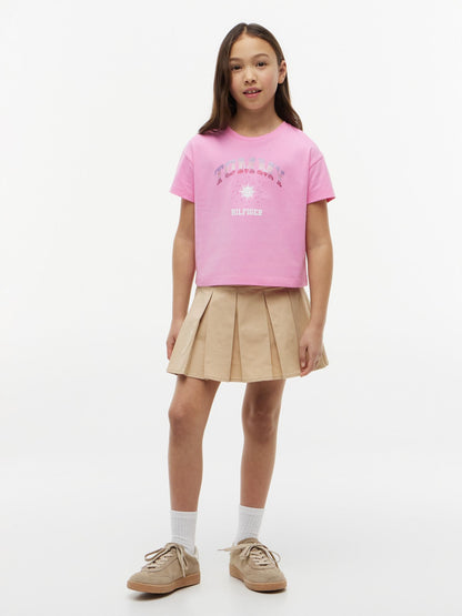 Tommy Hilfiger Kids' Rhinestone Tommy Logo T-Shirt