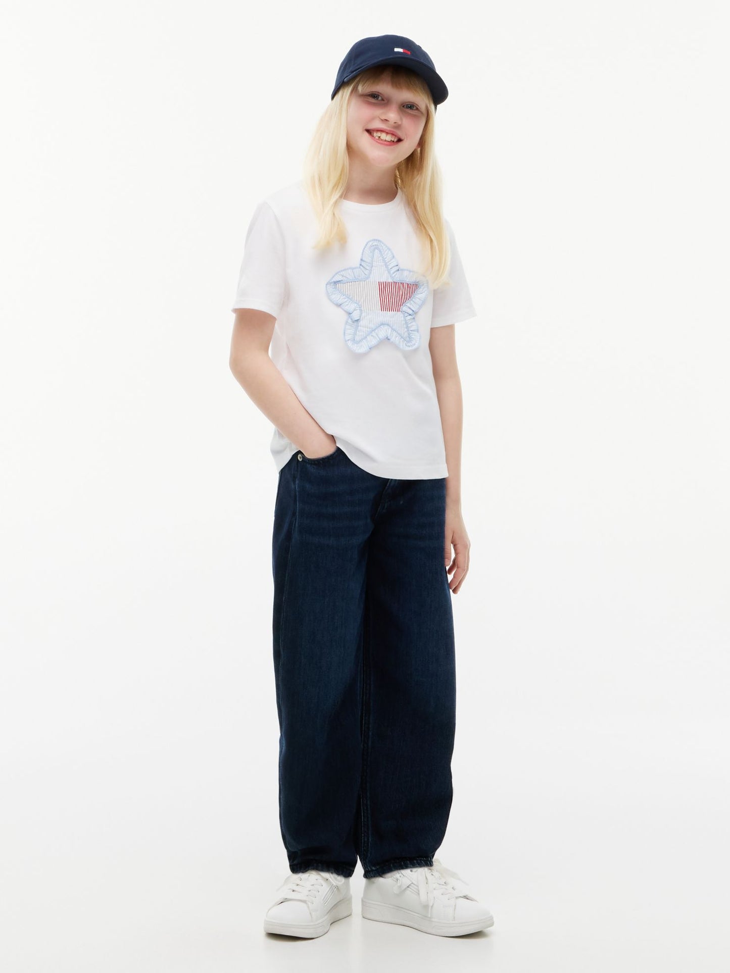 Tommy Hilfiger Kids' Patch Star Logo T-Shirt