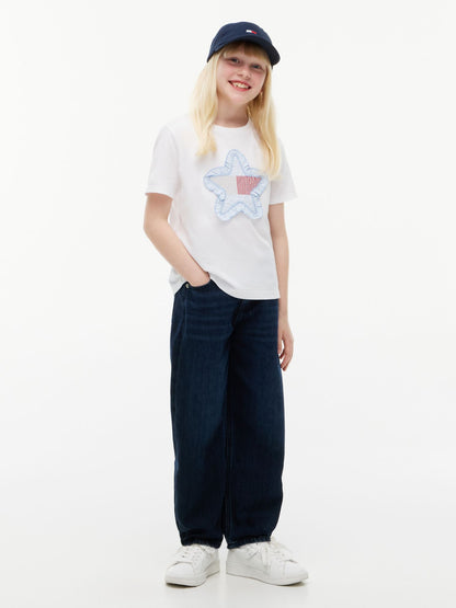 Tommy Hilfiger Kids' Patch Star Logo T-Shirt