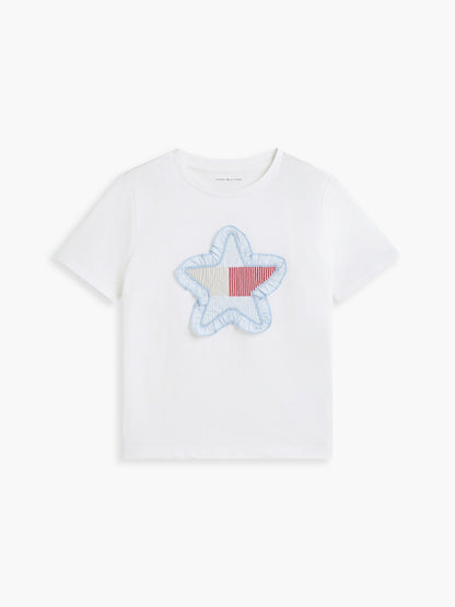 Tommy Hilfiger Kids' Patch Star Logo T-Shirt