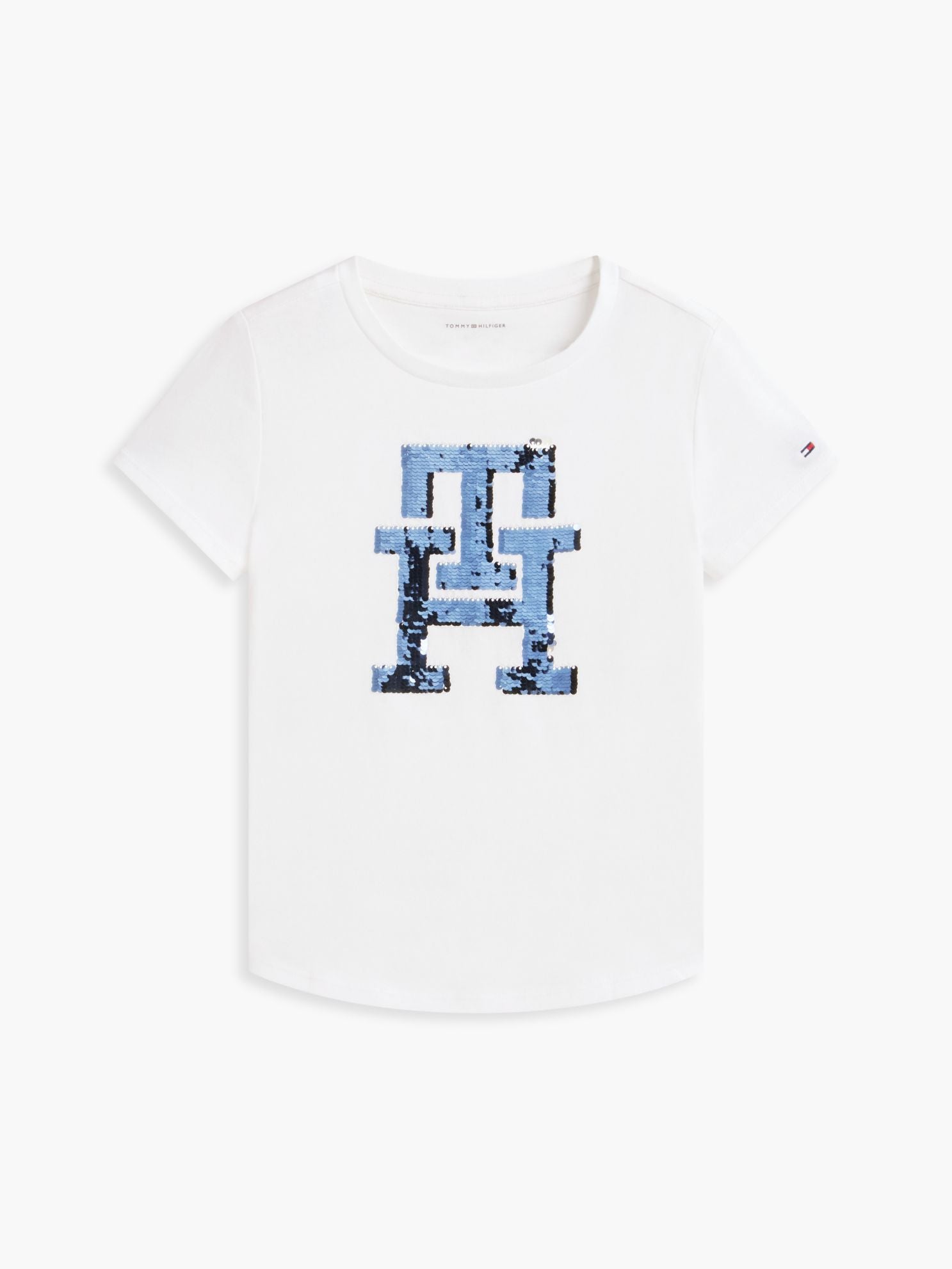 Tommy Hilfiger Kids' Flip Sequin Monogram T-Shirt
