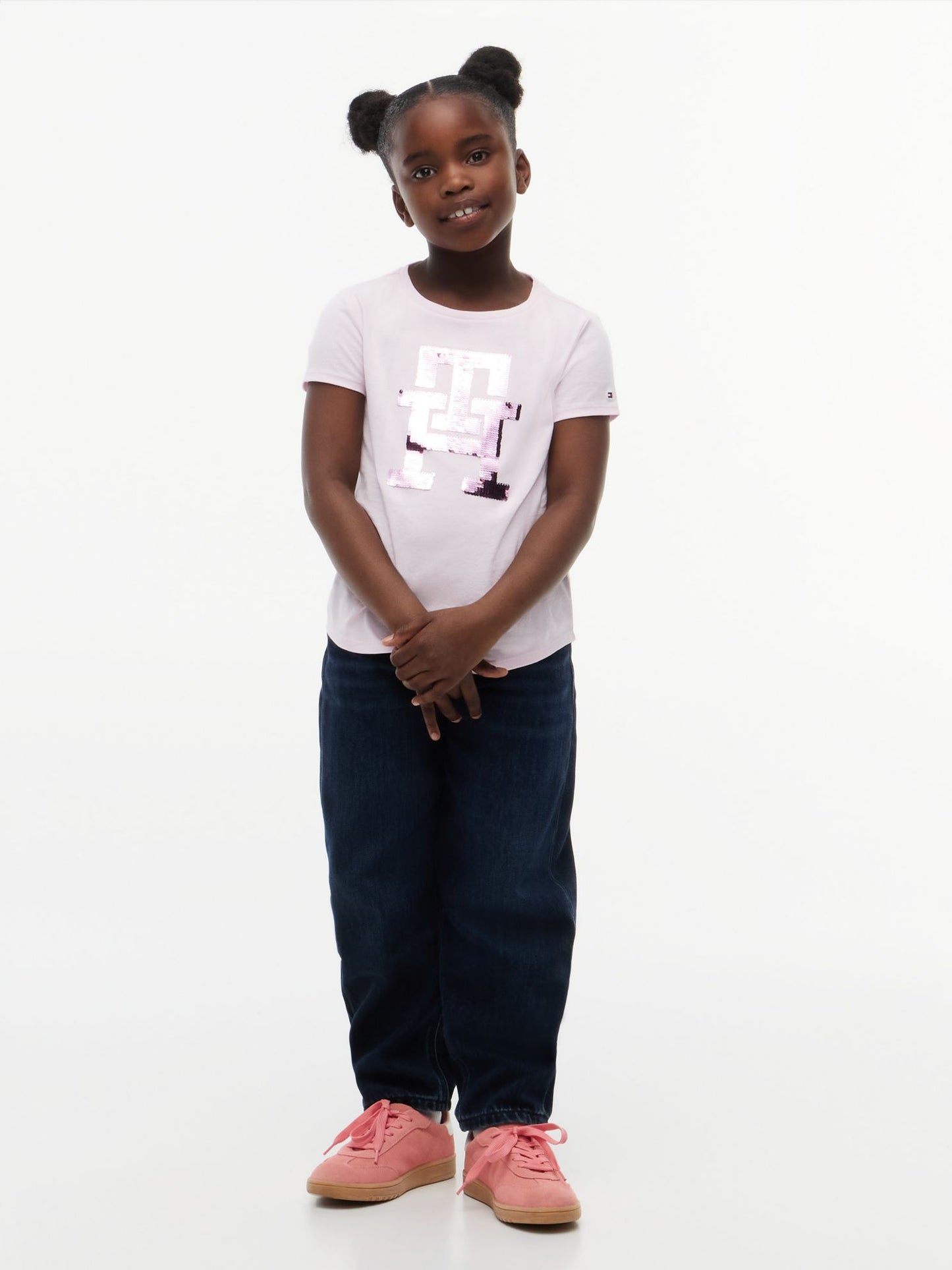 Tommy Hilfiger Kids' Flip Sequin Monogram T-Shirt