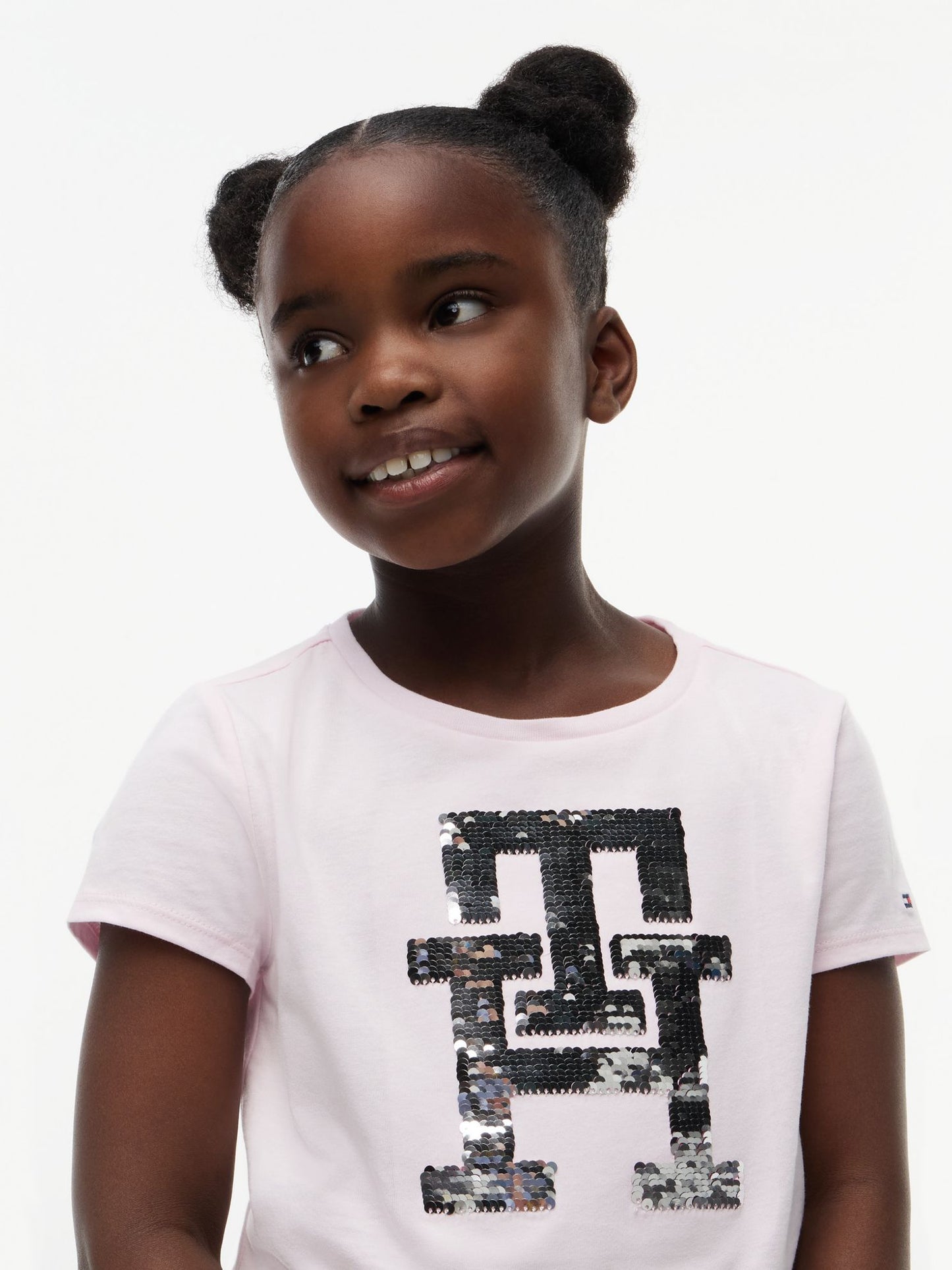 Tommy Hilfiger Kids' Flip Sequin Monogram T-Shirt