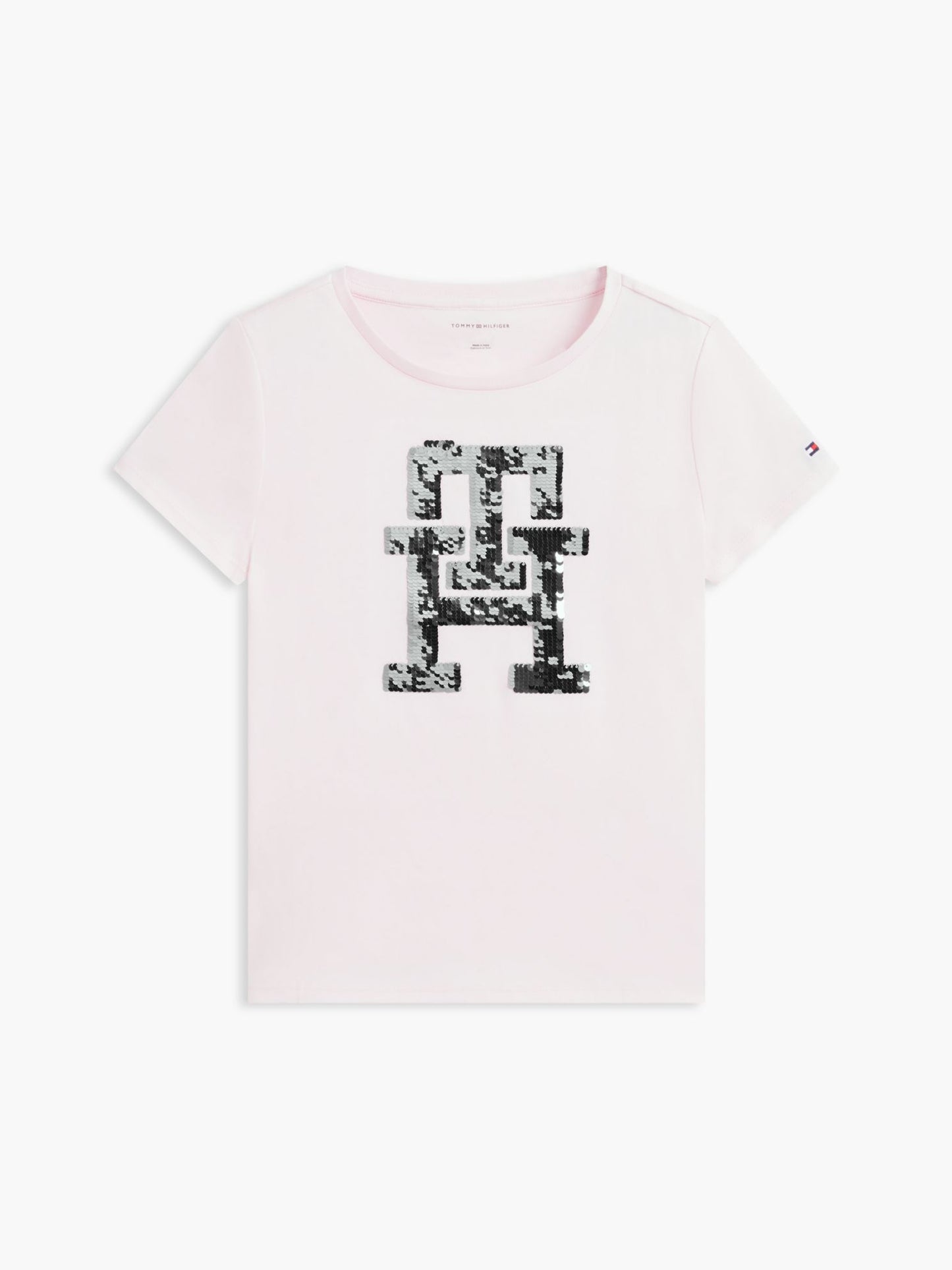 Tommy Hilfiger Kids' Flip Sequin Monogram T-Shirt