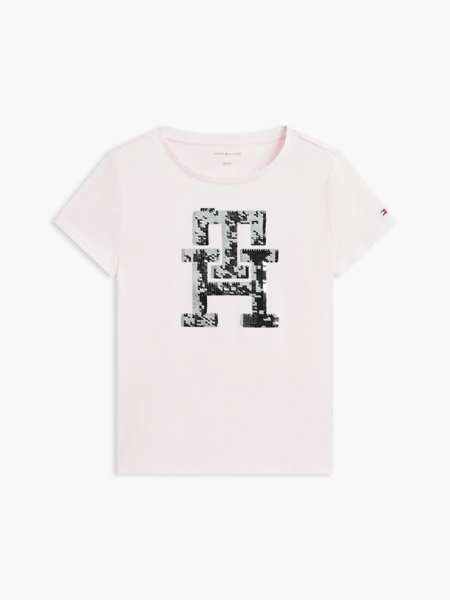 Tommy Hilfiger Kids' Flip Sequin Monogram T-Shirt