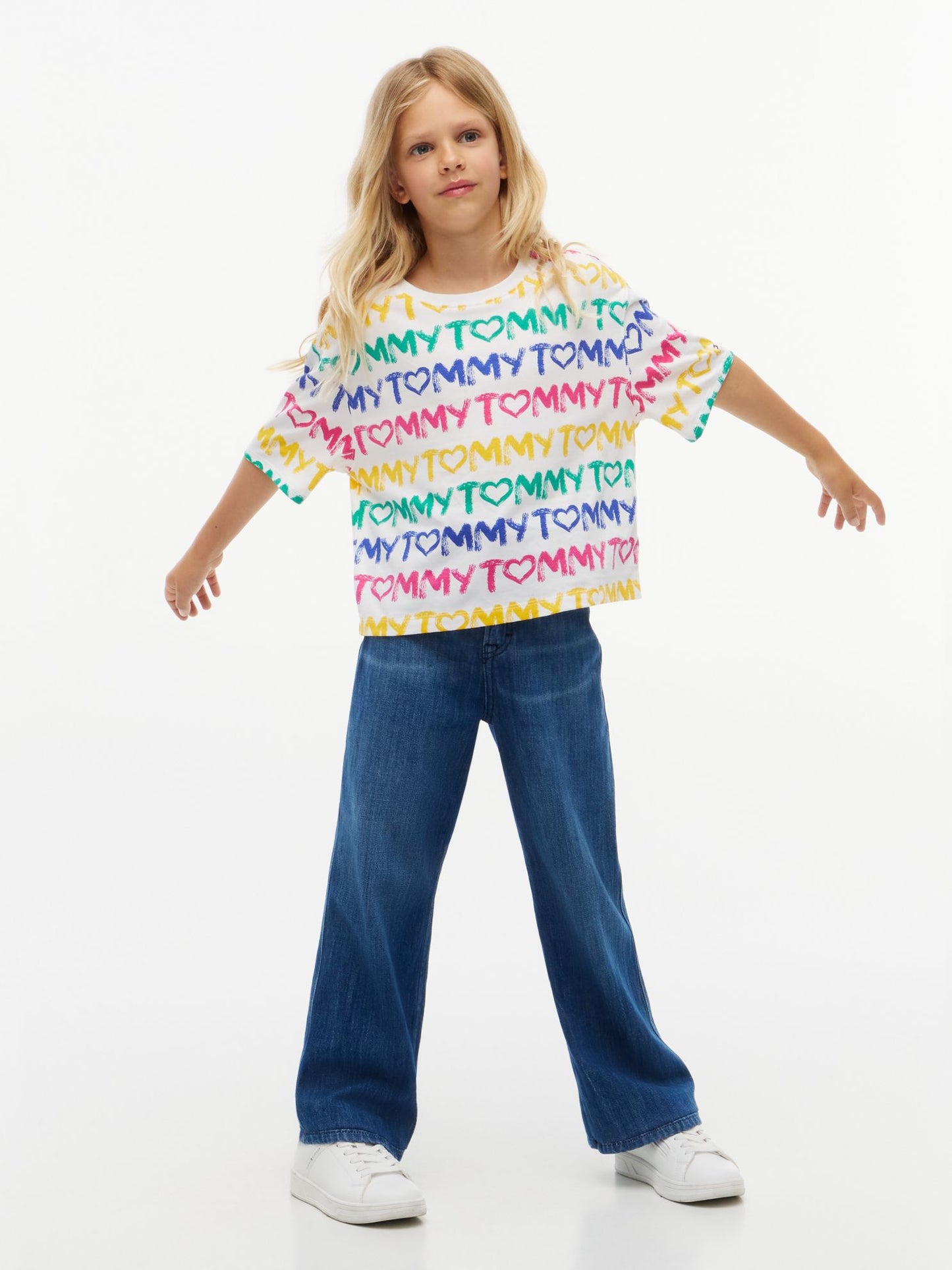 Tommy Hilfiger Kids' Allover Tommy Logo T-Shirt