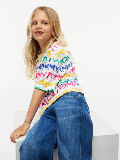 Tommy Hilfiger Kids' Allover Tommy Logo T-Shirt