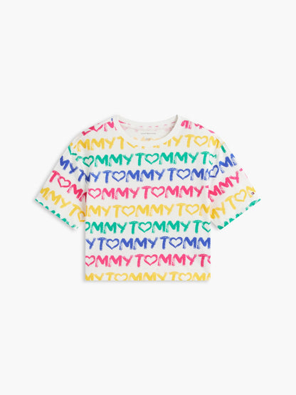 Tommy Hilfiger Kids' Allover Tommy Logo T-Shirt