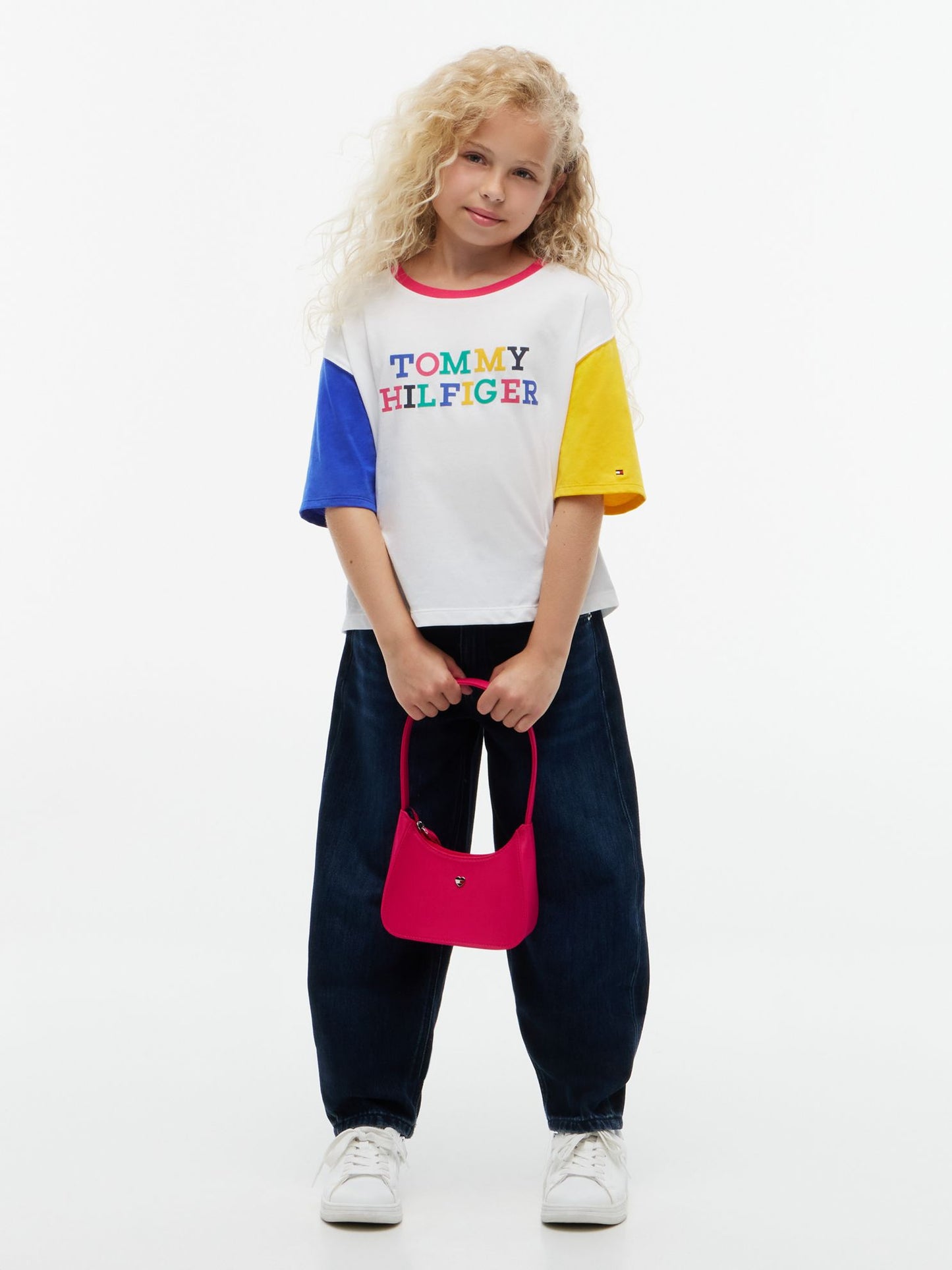 Tommy Hilfiger Kids' Multicolor Logo Colorblock T-Shirt
