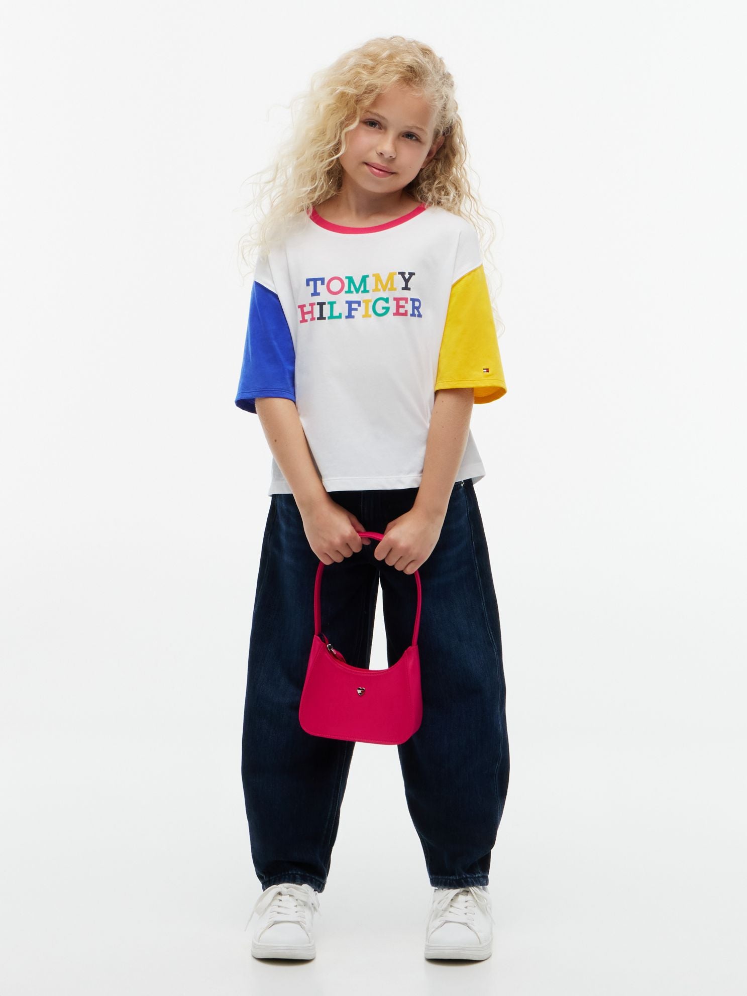 Tommy Hilfiger Kids' Multicolor Logo Colorblock T-Shirt