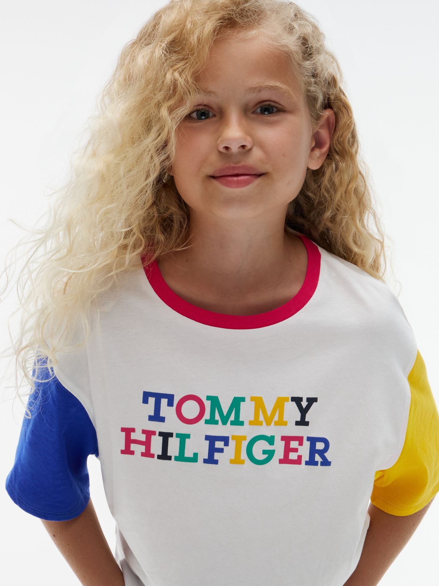 Tommy Hilfiger Kids' Multicolor Logo Colorblock T-Shirt