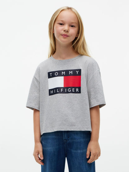 Tommy Hilfiger Kids' Classic Flag Badge T-Shirt