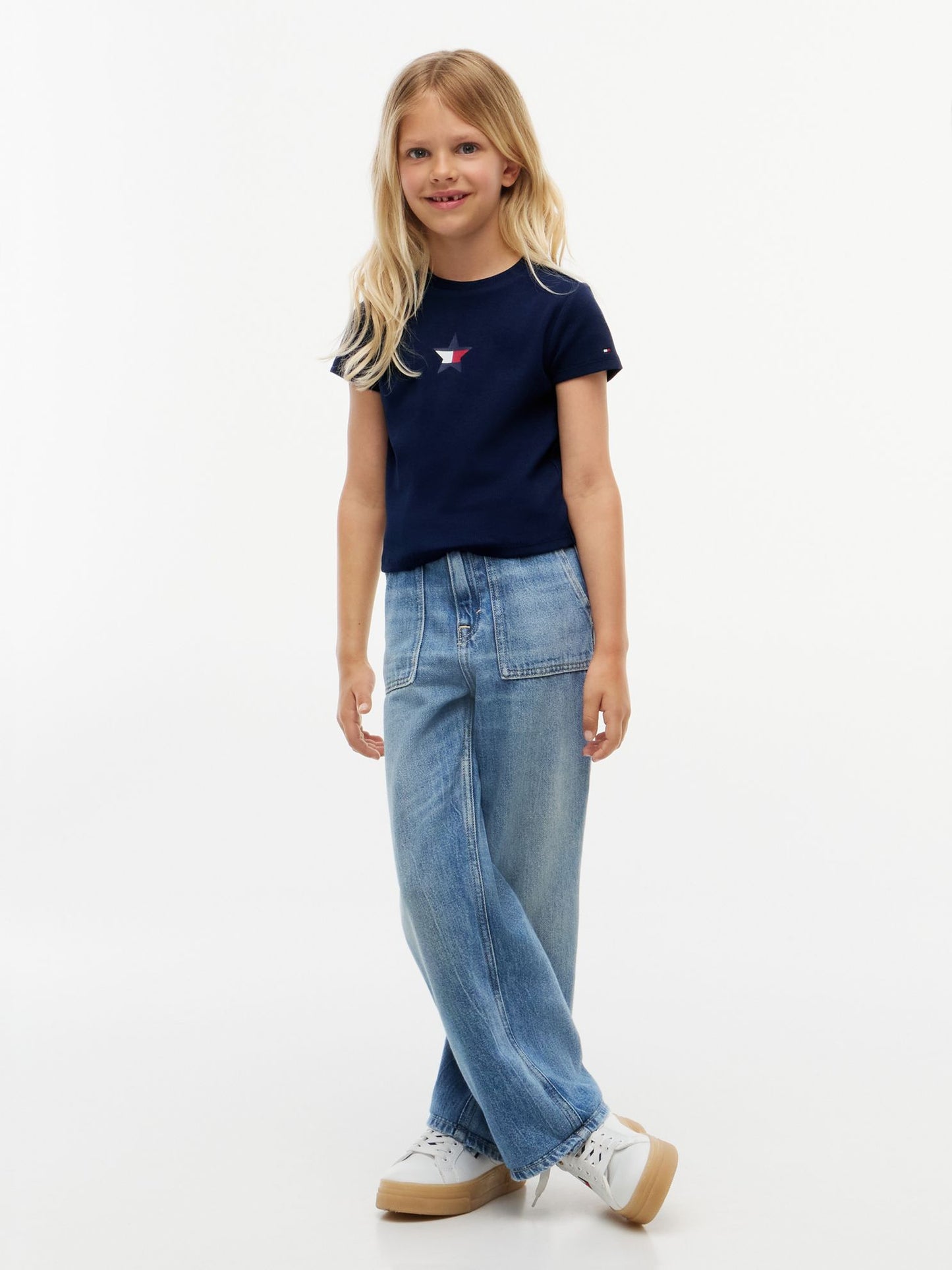 Tommy Hilfiger Kids' Star Logo Stretch T-Shirt