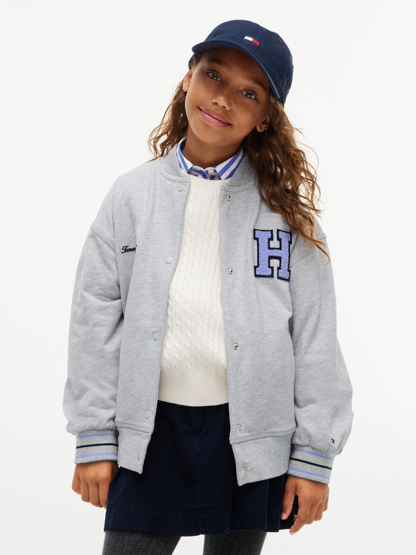 Tommy Hilfiger Kids' Varsity Sweatshirt Bomber