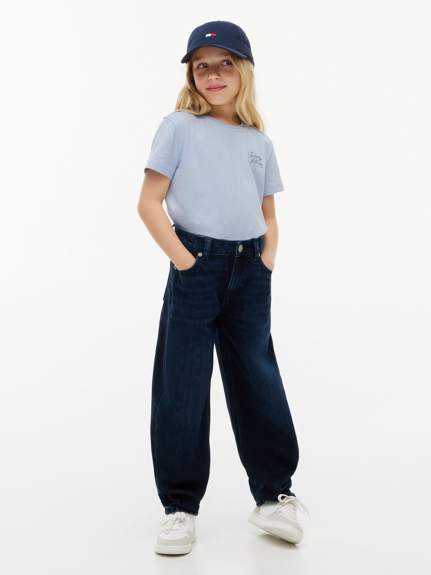 Tommy Hilfiger Kids' Hilfiger Script Logo T-Shirt