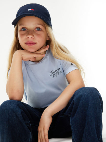 Tommy Hilfiger Kids' Hilfiger Script Logo T-Shirt