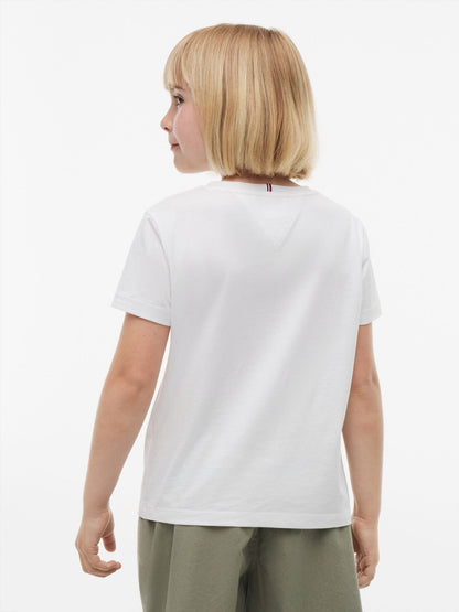 Tommy Hilfiger Kids' Hilfiger Script Logo T-Shirt