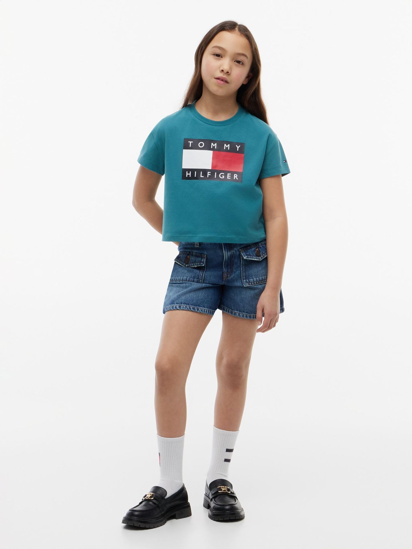 Tommy Hilfiger Kids' Flag Graphic T-Shirt