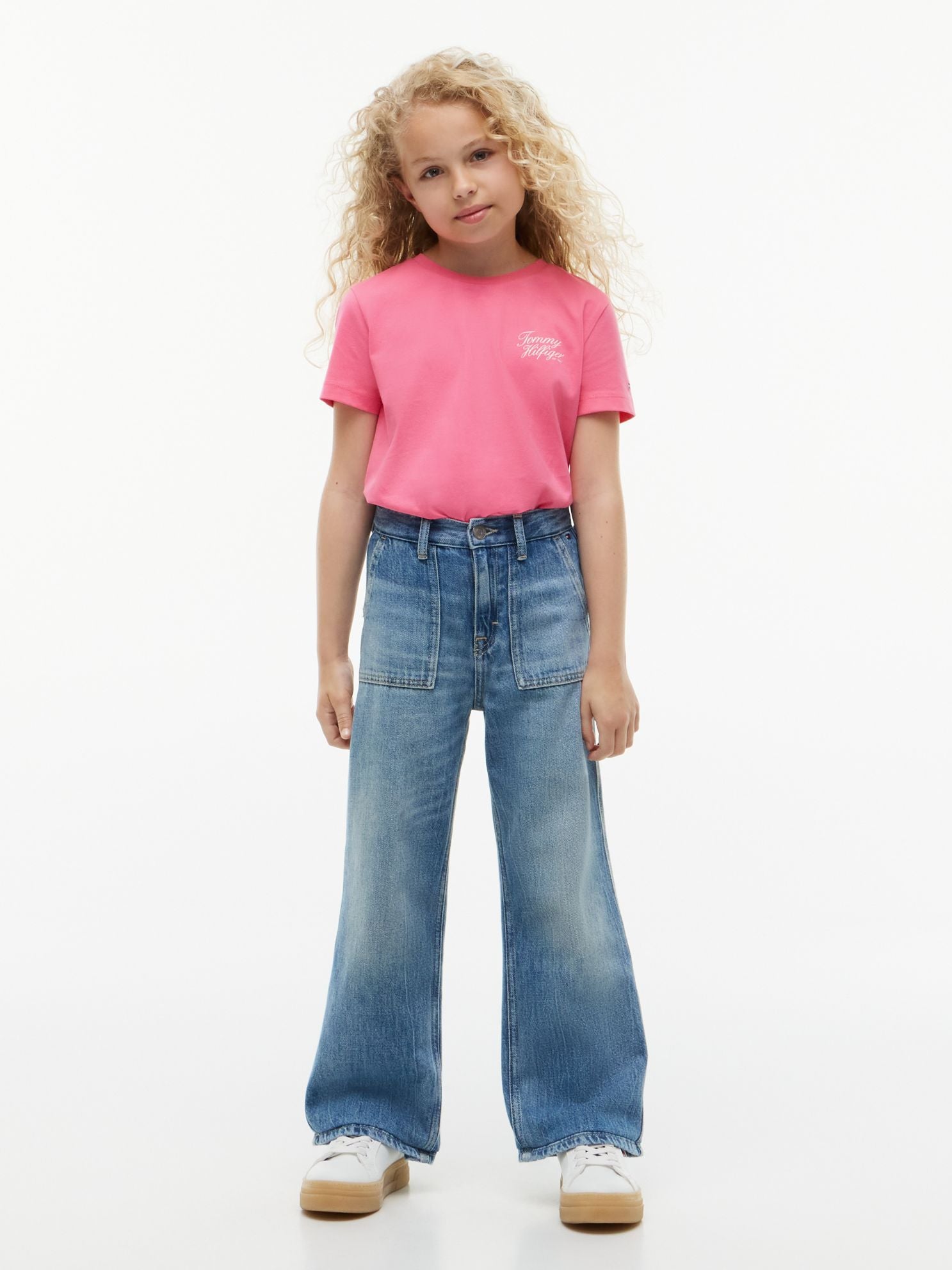Tommy Hilfiger Kids' Hilfiger Script Logo T-Shirt