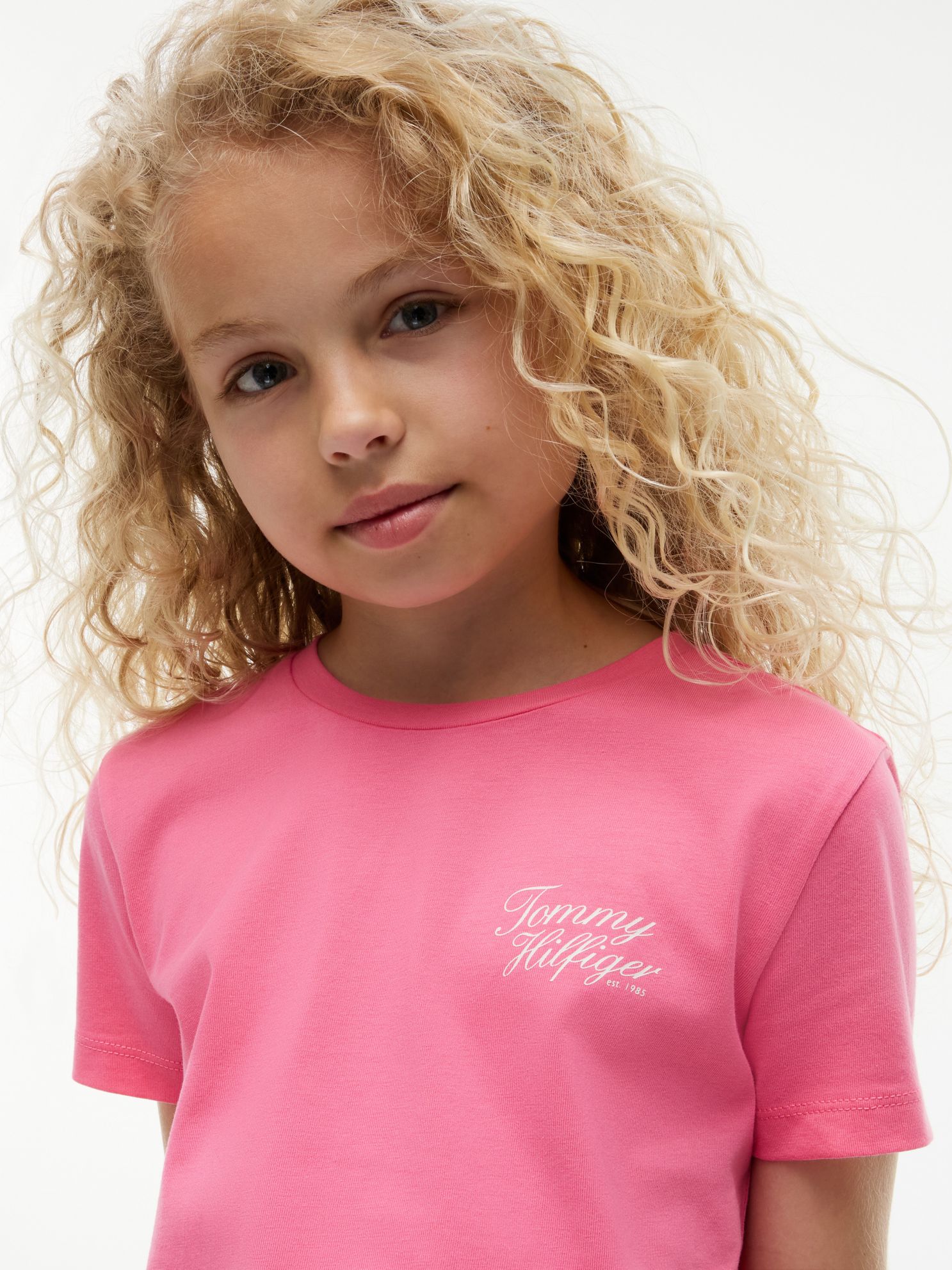 Tommy Hilfiger Kids' Hilfiger Script Logo T-Shirt