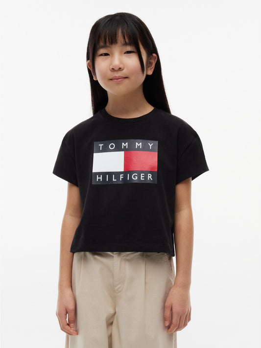 Tommy Hilfiger Kids' Flag Graphic T-Shirt