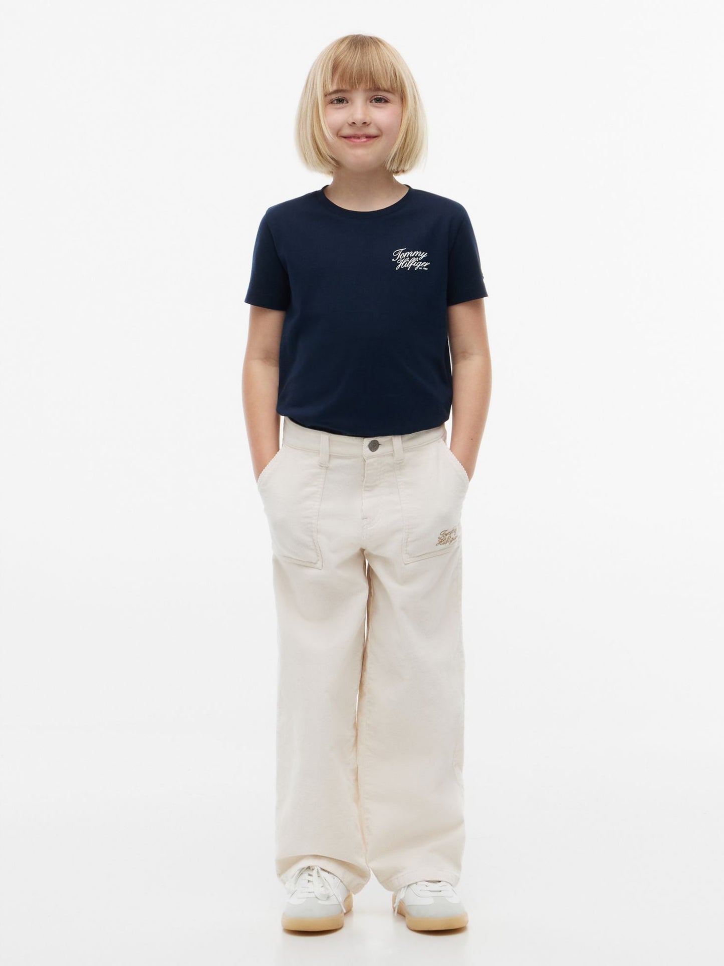 Tommy Hilfiger Kids' Hilfiger Script Logo T-Shirt