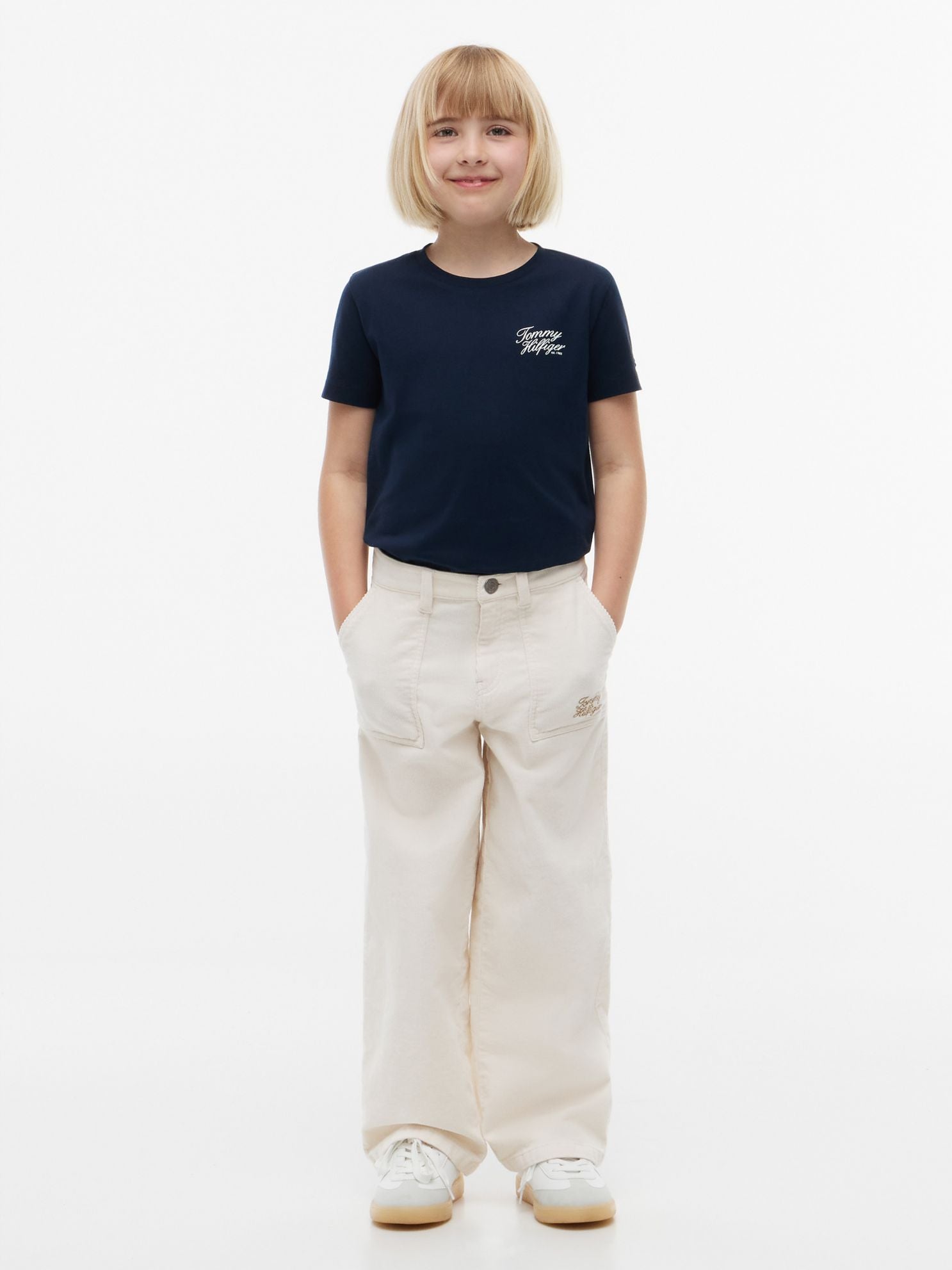 Tommy Hilfiger Kids' Hilfiger Script Logo T-Shirt