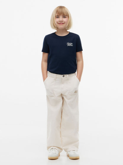 Tommy Hilfiger Kids' Hilfiger Script Logo T-Shirt
