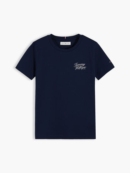 Tommy Hilfiger Kids' Hilfiger Script Logo T-Shirt