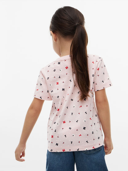 Tommy Hilfiger Kids' Allover Tommy Letter Logo T-Shirt