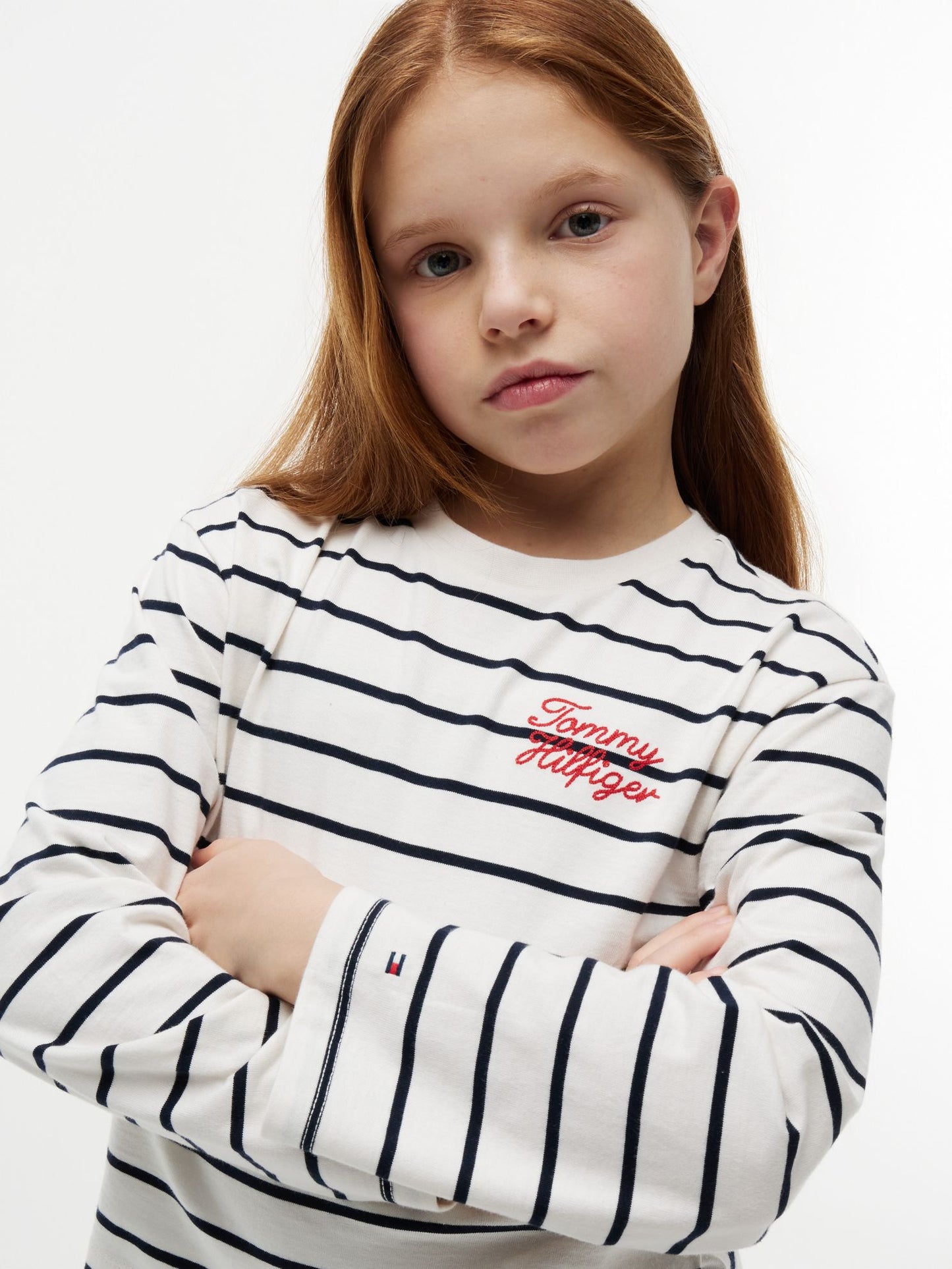 Tommy Hilfiger Kids' Tommy Logo Striped T-Shirt
