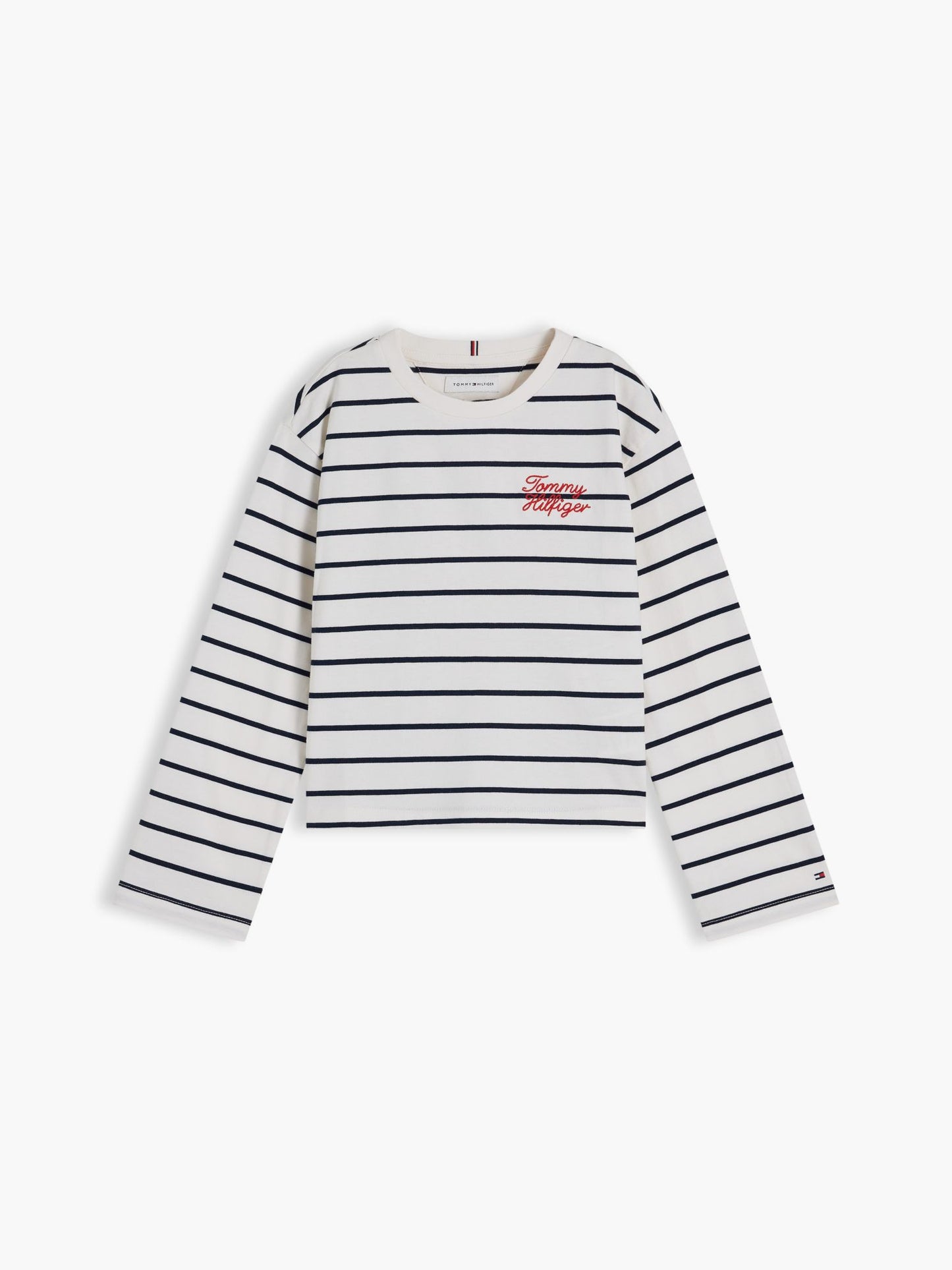 Tommy Hilfiger Kids' Tommy Logo Striped T-Shirt