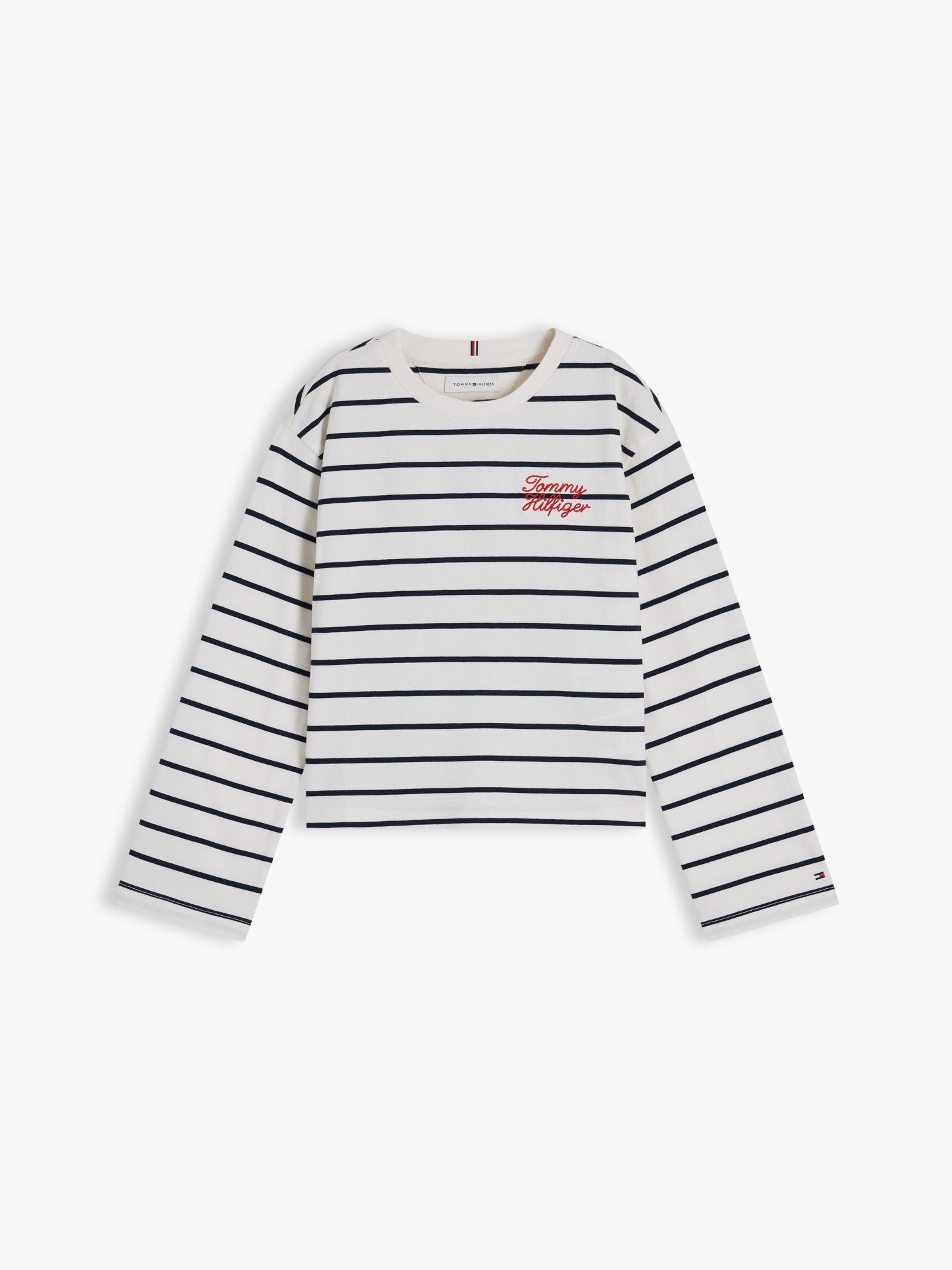 Tommy Hilfiger Kids' Tommy Logo Striped T-Shirt