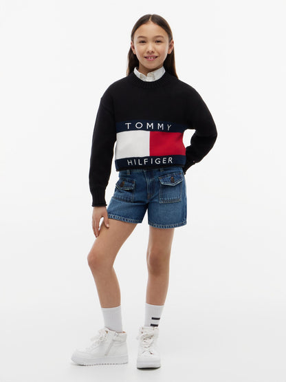 Tommy Hilfiger Kids' Flag Logo Sweater