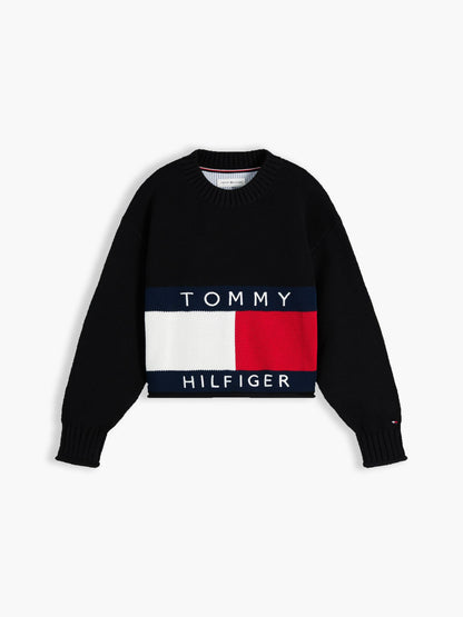 Tommy Hilfiger Kids' Flag Logo Sweater
