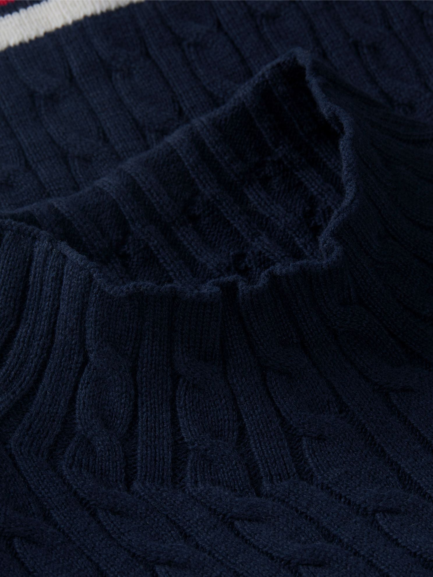 Tommy Hilfiger Kids' Cable Knit Mockneck Sweater