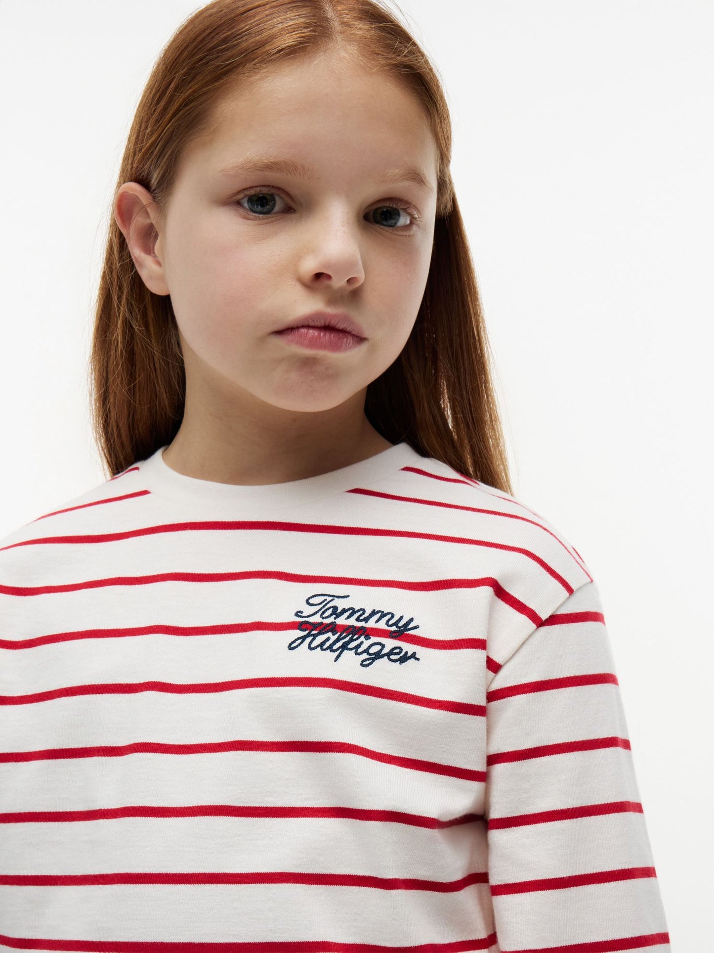 Tommy Hilfiger Kids' Tommy Logo Striped T-Shirt