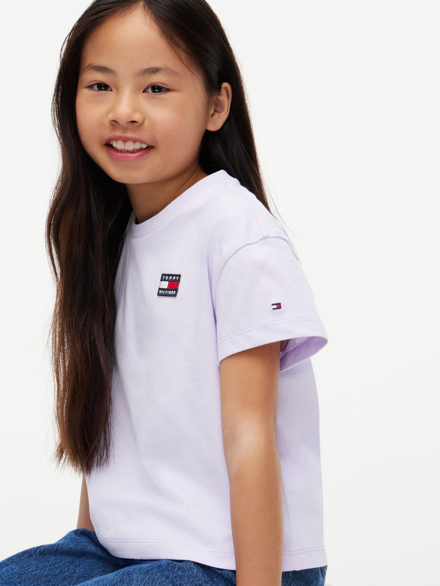 Tommy Hilfiger Kids' Flag Badge Logo T-Shirt