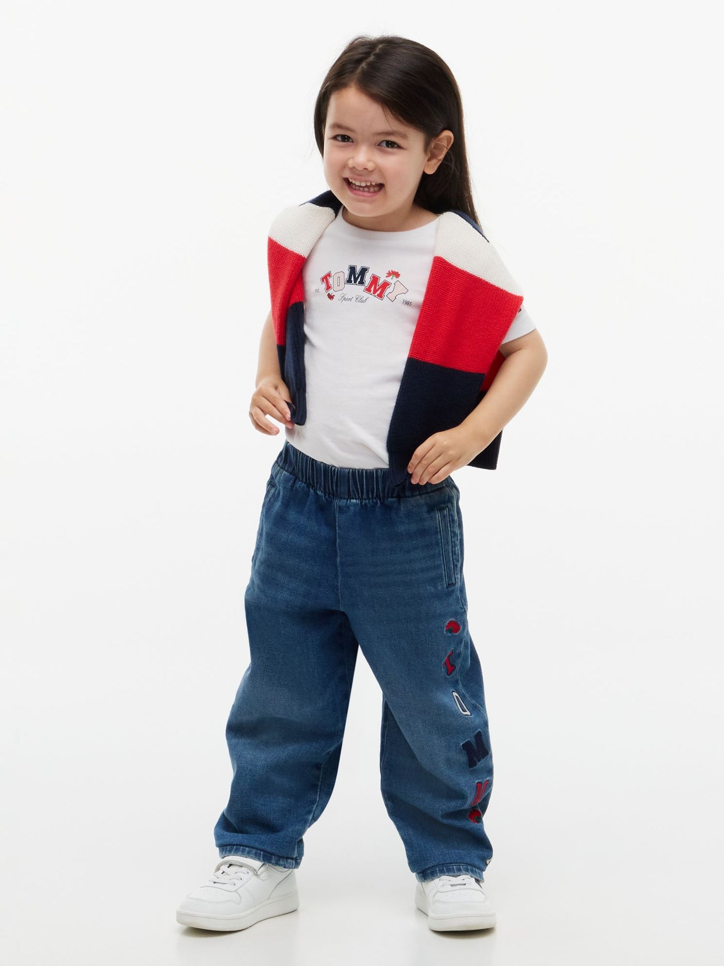 Tommy Hilfiger Kids' Allover Tommy Letter Logo T-Shirt