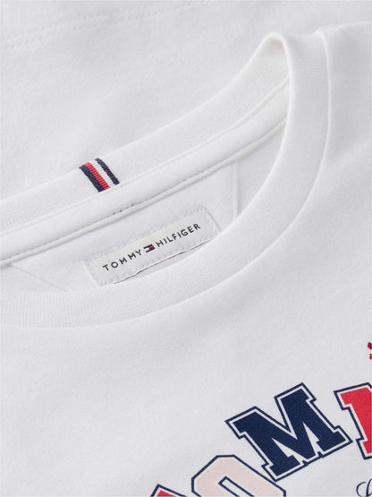 Tommy Hilfiger Kids' Allover Tommy Letter Logo T-Shirt