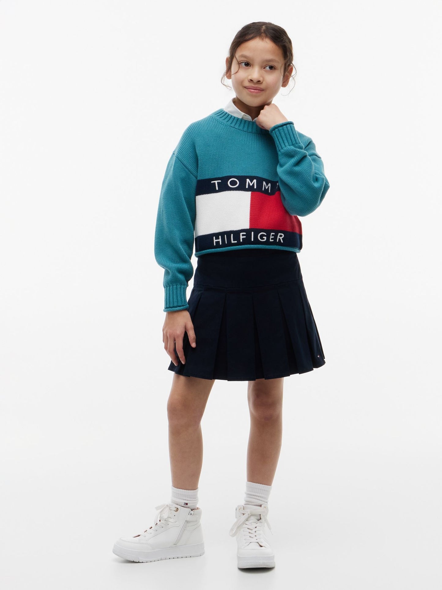 Tommy Hilfiger Kids' Flag Logo Sweater