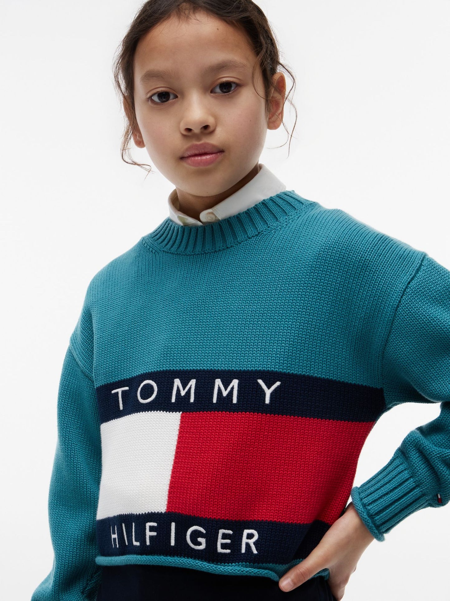 Tommy Hilfiger Kids' Flag Logo Sweater