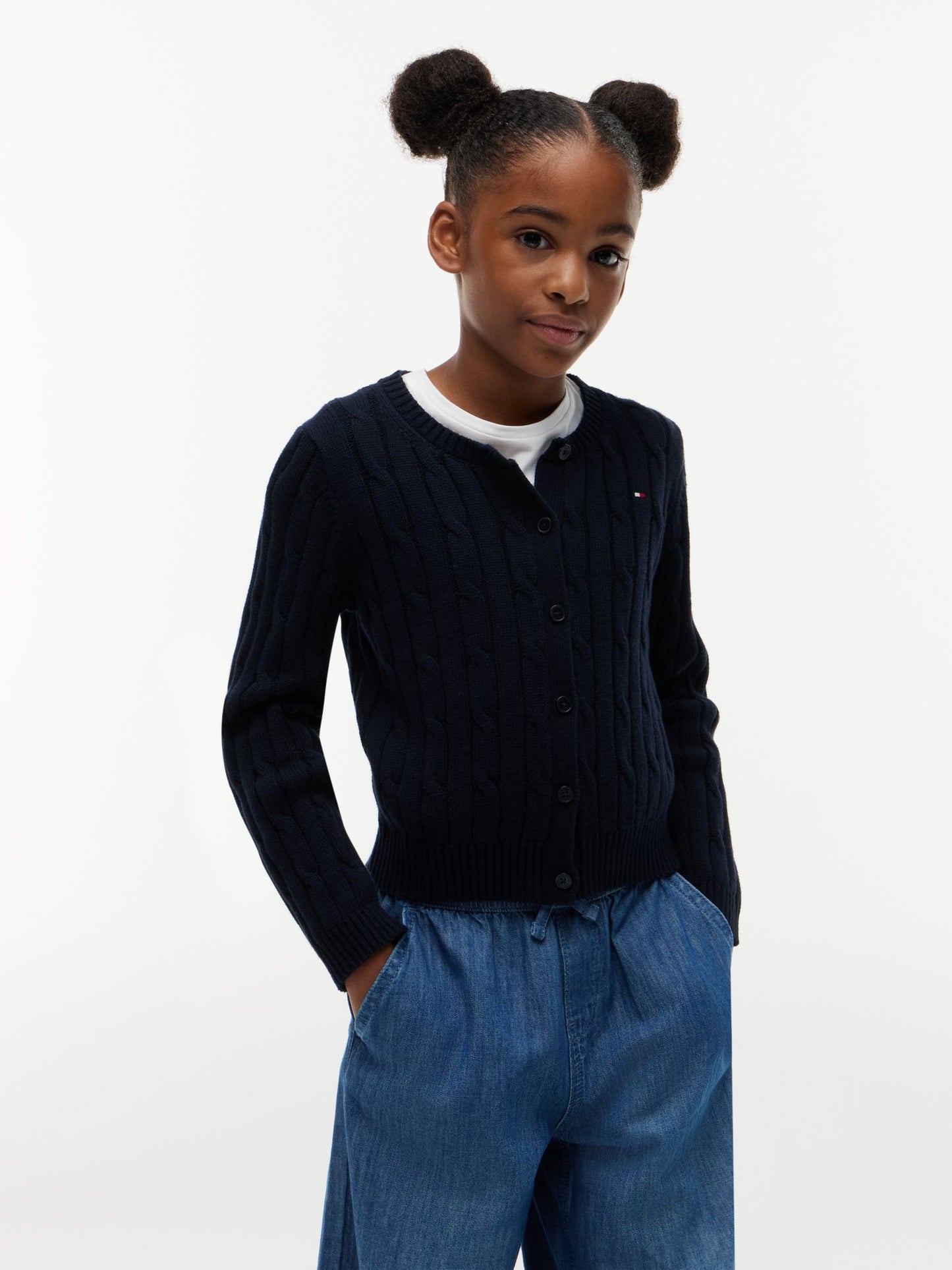 Tommy Hilfiger Kids' Cable Knit Cardigan