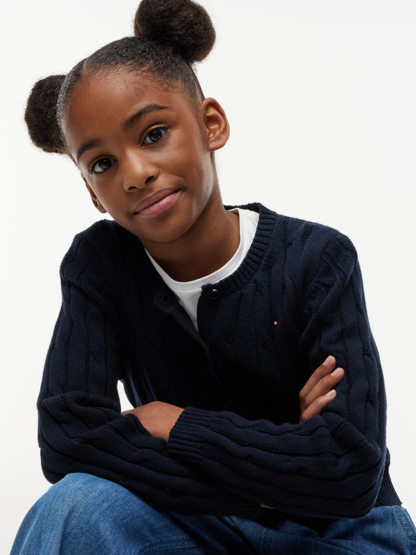 Tommy Hilfiger Kids' Cable Knit Cardigan