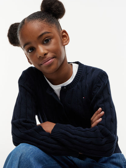 Tommy Hilfiger Kids' Cable Knit Cardigan