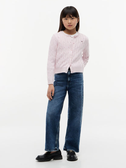 Tommy Hilfiger Kids' Cable Knit Cardigan