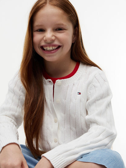 Tommy Hilfiger Kids' Cable Knit Cardigan