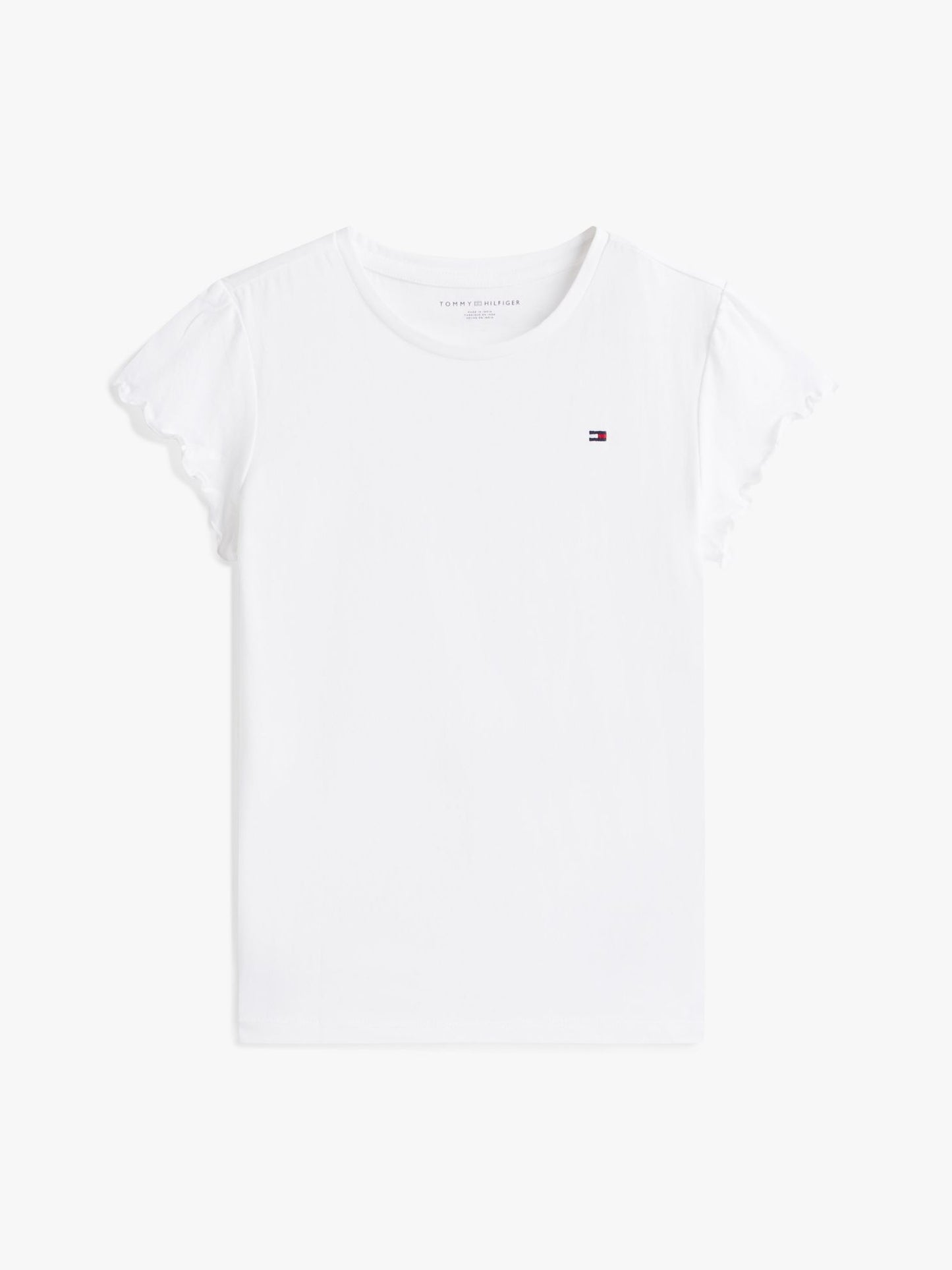 Tommy Hilfiger Kids' Lettuce-Trim Sleeve T-Shirt
