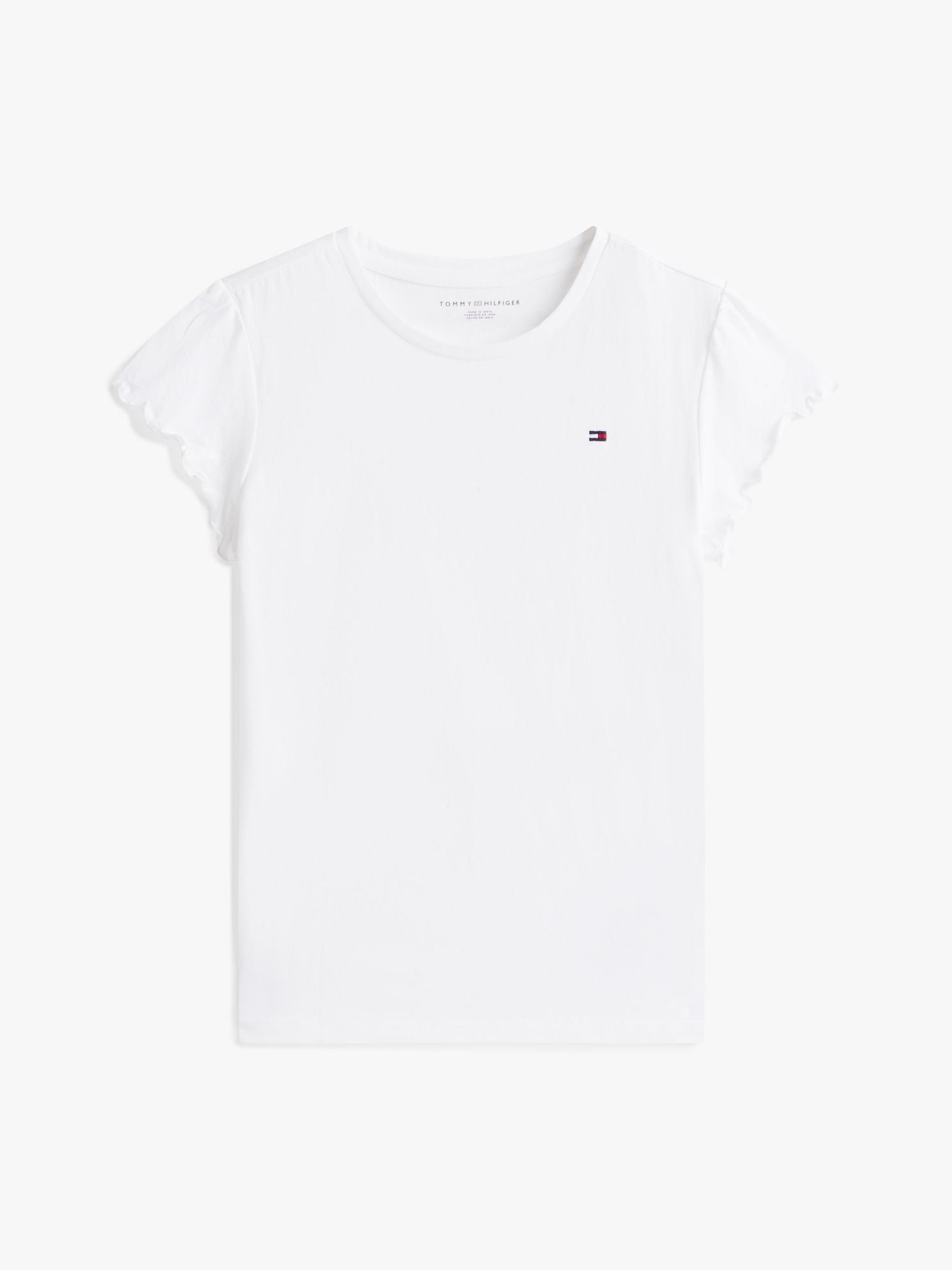 Tommy Hilfiger Kids' Lettuce-Trim Sleeve T-Shirt
