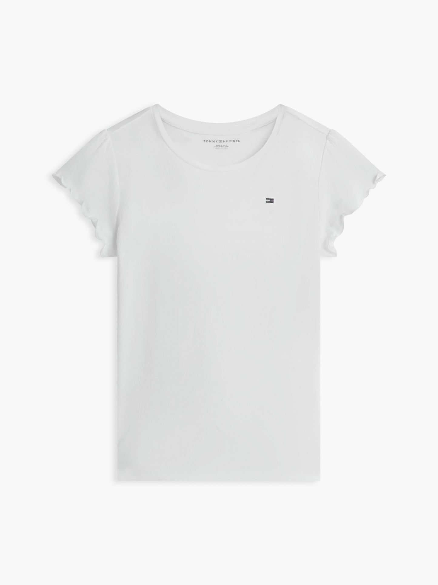 Tommy Hilfiger Kids' Lettuce-Trim Sleeve T-Shirt